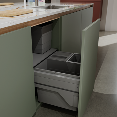 Afvalscheidingssysteem Cargo van Hailo