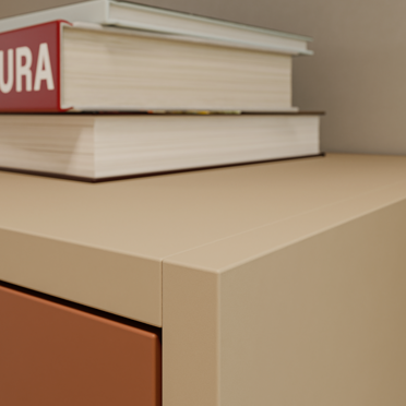 Chant en linoléum au coloris Macadamia