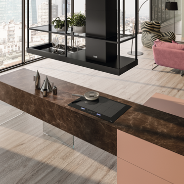 Inselhaube Franke Mythos FMY F180, Breite 180 cm, Schwarz matt