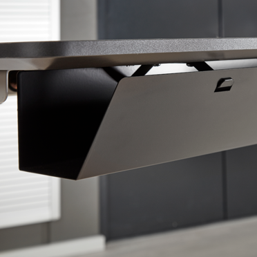 Table with cable management by Complement