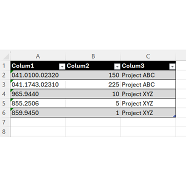 Szablon CSV