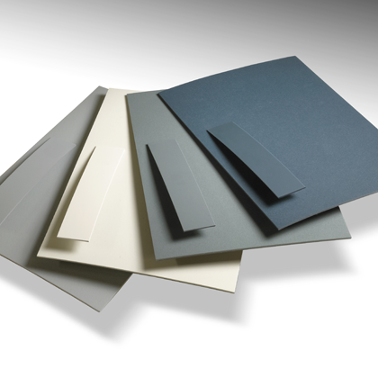 Forbo board sample with matching edgings