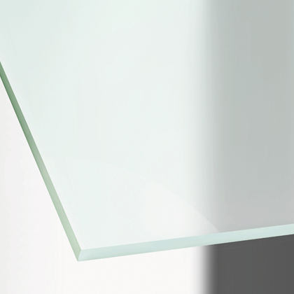 Glasfuellung Satinato fuer Glasrahmen