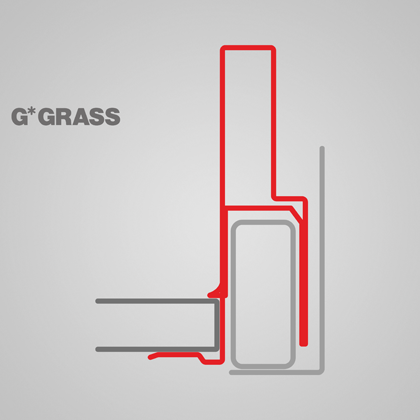 Dwarsdoorsnede Grass Nova Pro Scala lade