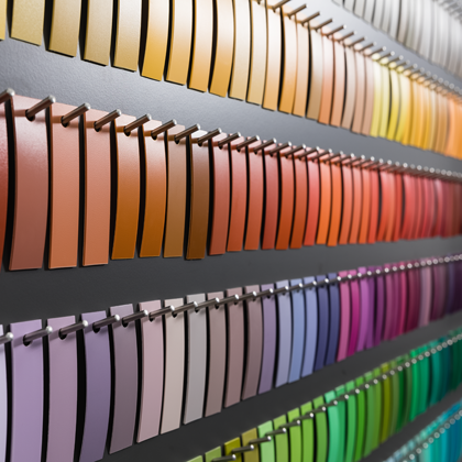 Zid z robnimi trakovi v enobarvnih odtenkih