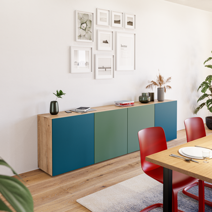 Dressoir in de woonkamer