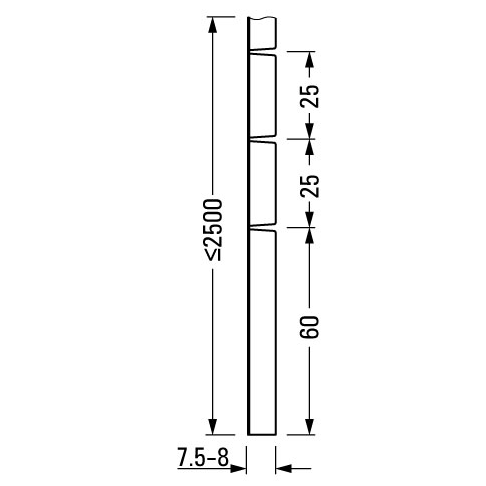 Rollladenmatte (25 mm)