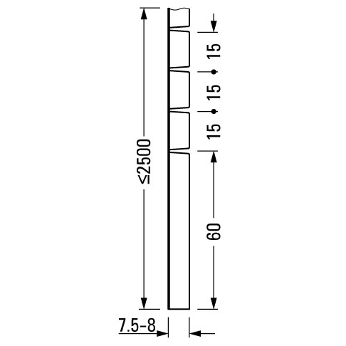 Rollladenmatte (15 mm)