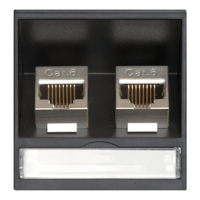 2 Netwerk CAT 6, afgeschermd