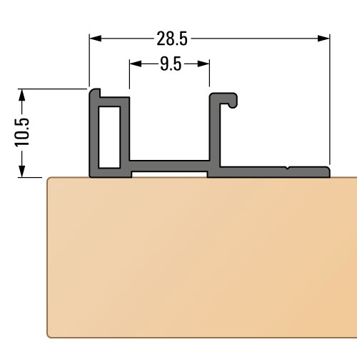 ALU-LIGHT Inside - Innenliegend
