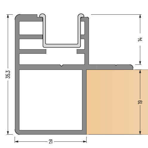 Alu-Light 40 Top Edge