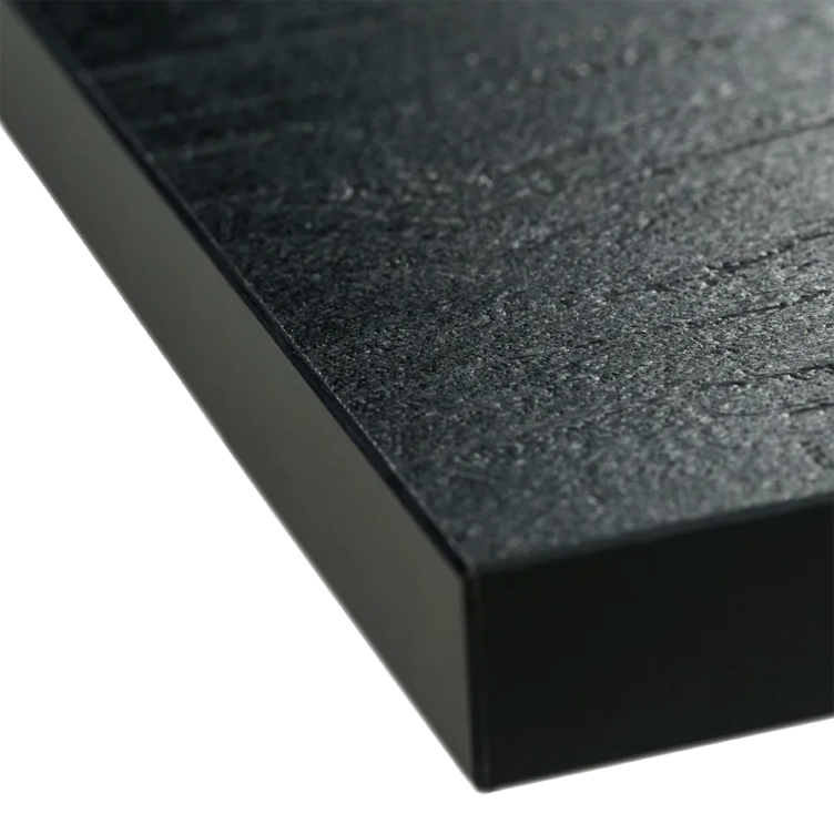 Strukturierte Oberfläche frei von Klebstoffresten