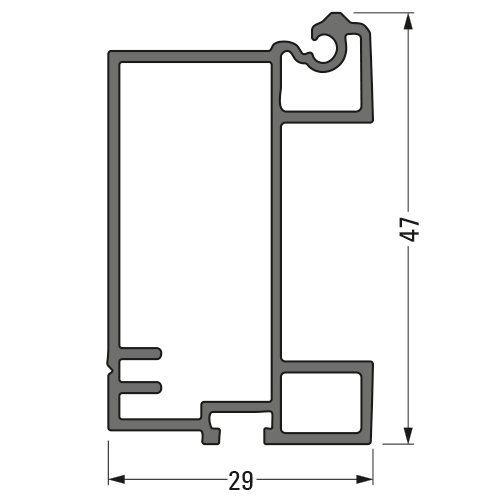Aluminium Combination Handle
